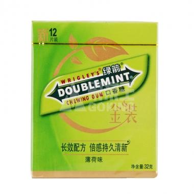 绿箭口香糖金装薄荷味12片/合