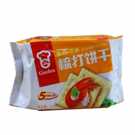 嘉顿梳打饼芝麻105g/包