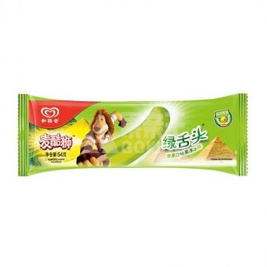 麦酷狮绿舌头苹果口味果冻冰棍/支