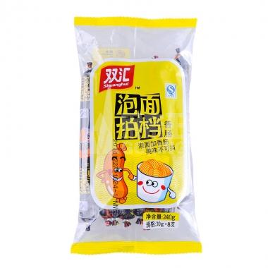 双汇泡面拍档香肠8条装240g120天/包