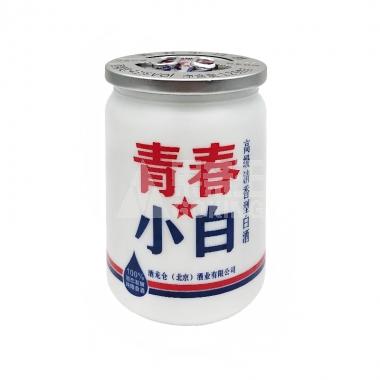 青春小白酒43度清香型125ml/罐