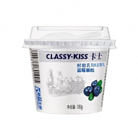 25天 卡士蓝莓果粒鲜酪乳100g
