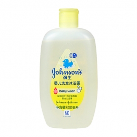 强生婴儿洗发水沐浴露(二合一)300ml/瓶