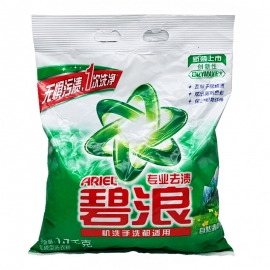 碧浪专业去渍无磷洗衣粉自然清新型1.7kg/包