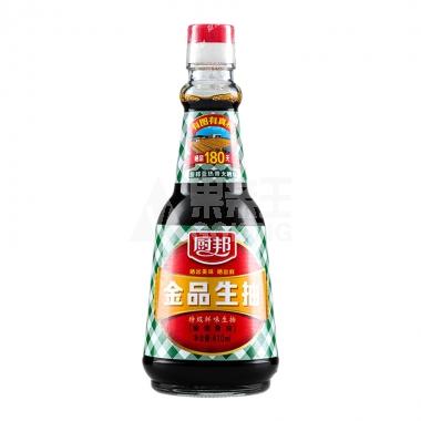 厨邦金品生抽410ml/瓶