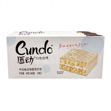 唇动白色经典牛奶味涂饰蛋糕6枚/盒