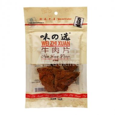 味之选牛肉片香辣味65g/袋