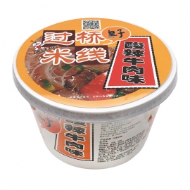 皇子米线碗酸辣牛肉100g...