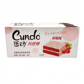 唇动红丝绒双莓味6枚156g**/盒