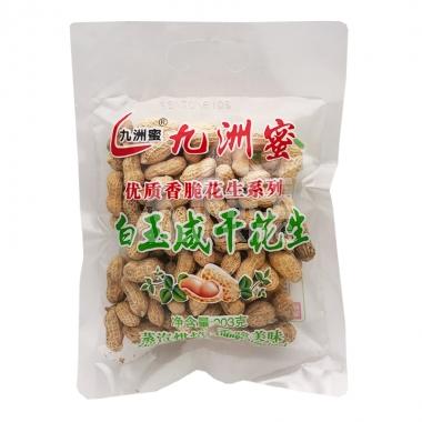 #九洲蜜白玉咸干花生203g/包