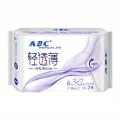 ABC轻透薄KMS绵柔甜睡夜用卫生巾323mm*3片K34(新老包装随机）/包