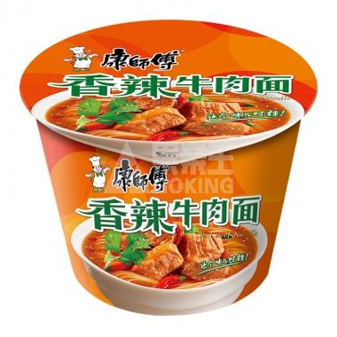 康师傅桶香辣牛肉面105g/桶