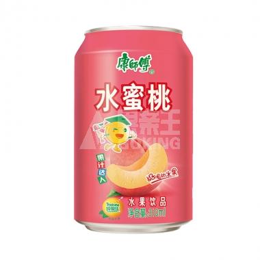 康师傅水蜜桃汁罐装310ml**/罐