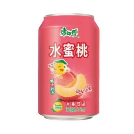 康师傅水蜜桃汁罐装310ml**/罐