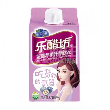 乐醋坊蓝莓苹果醋饮料500ml/盒