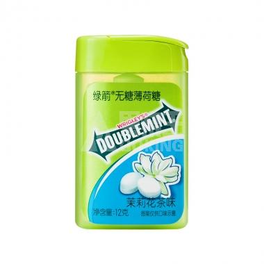 绿箭薄荷糖茉莉花茶味12g20粒/瓶