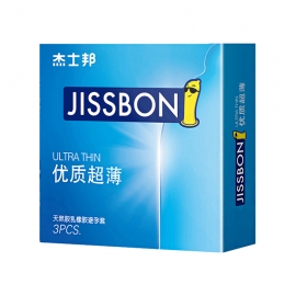 杰士邦优质超薄安全套3片*...
