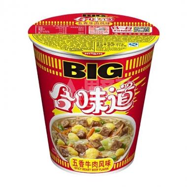 日清合味道大杯面五香牛肉风味110g/杯