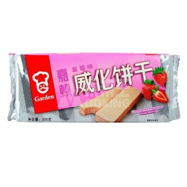 嘉顿威化饼干草莓味200g/包