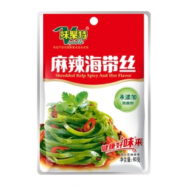 味聚特麻辣海带丝60g**/包