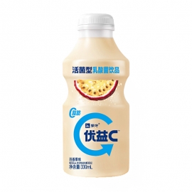 25天 蒙牛优益C百香果330ml