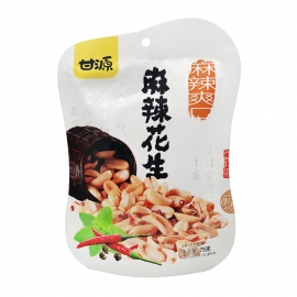 甘源麻辣味花生75g/包