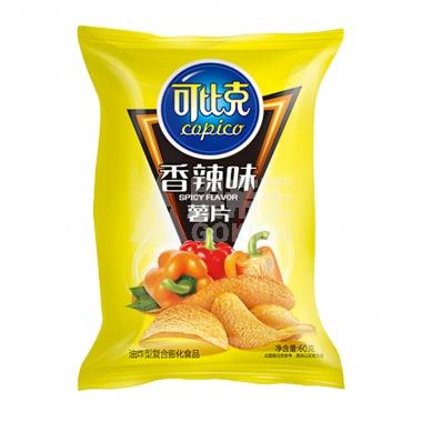 达利园可比克薯片香辣味55g/包