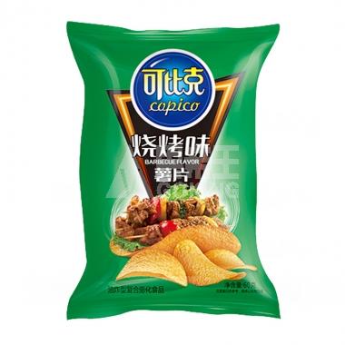 达利园可比克薯片烧烤味55g/包