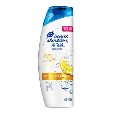 海飞丝清爽去油型去屑洗发露400ml/瓶