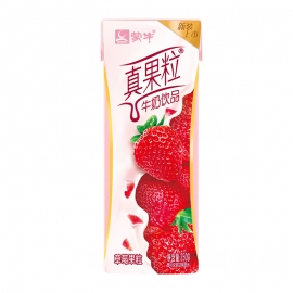 (4月)蒙牛真果粒草莓味250ml/盒