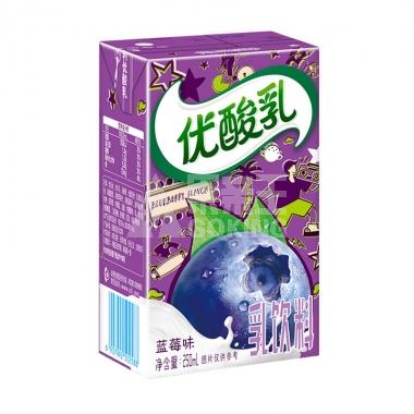 伊利优酸乳蓝莓味250ml/盒