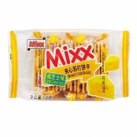 Mixx咸芝士味夹心苏打饼干126g/包