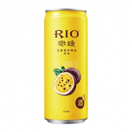 RIO锐澳微醺3度百香果伏特加味鸡尾酒330ml/罐