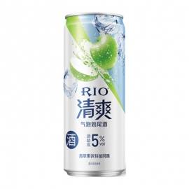 RIO锐澳微醺5度清爽青苹果气泡鸡尾酒330ml/灌