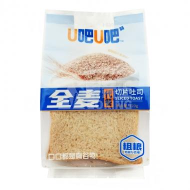 U吧U吧全麦切片吐司面包120g90天/包