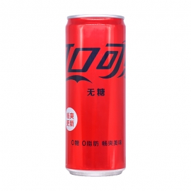 可口可乐零度无糖细长罐330ml/罐
