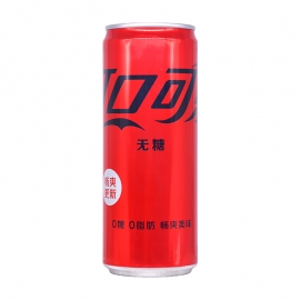 可口可乐零度无糖细长罐330ml/罐