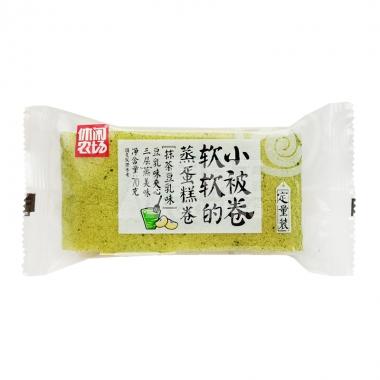 休闲农场抹茶豆乳味蛋糕70g90天/包