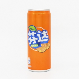 芬达橙味汽水细长罐罐装330ml/罐