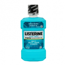 李施德林漱口水冰蓝劲爽250ml/瓶