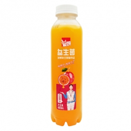 爱吖益生菌发酵复合果汁百香果味488ml/瓶