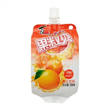 喜之郎CiCi果粒爽香橙味258ml/袋