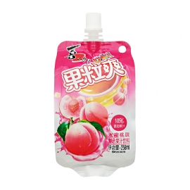 喜之郎CiCi果粒爽水蜜桃味258ml/袋