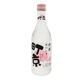 町京白桃味清酒10度360ml/瓶