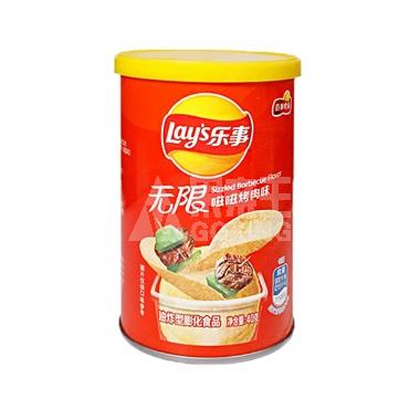 乐事无限嗞嗞烤肉罐装40g/罐