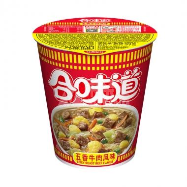 日清合味道小杯面五香牛肉味77g/杯