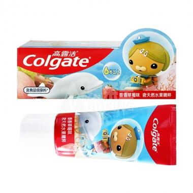 高露洁儿童牙膏香香草莓味70g**/支