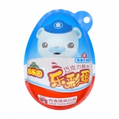 趣乐园乐彩蛋巧克力脆米40g**/个