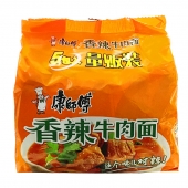 康师傅经典(五入包)香辣牛肉面82.5g/包