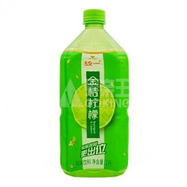 统一金桔柠檬风味饮料原味1L/瓶